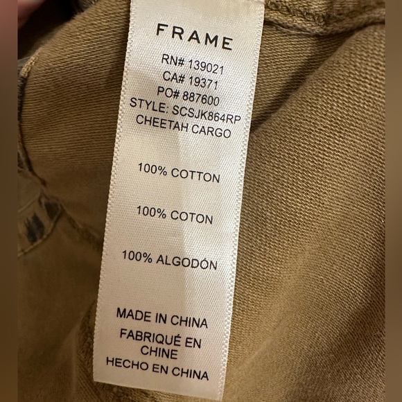 Frame Spring Chetah Service Jacket - Picture 5 of 7